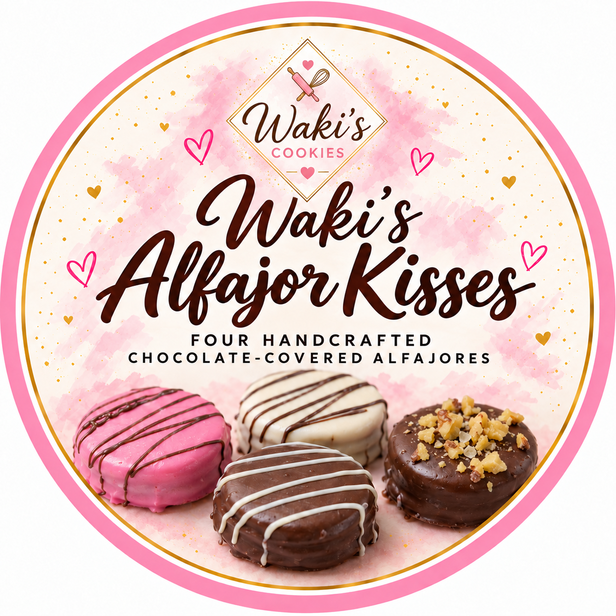 Alfajor Kisses — box of 4